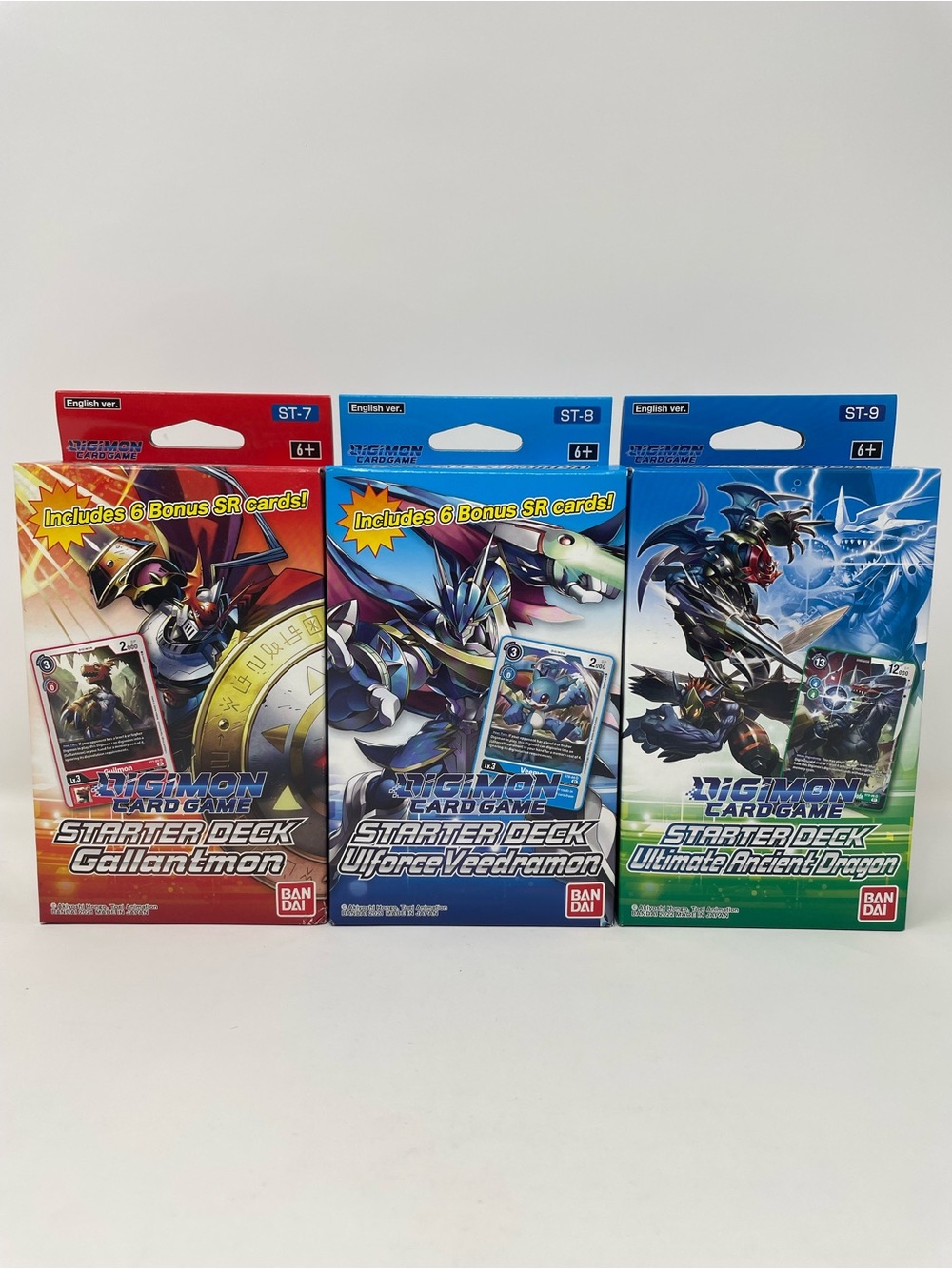 Digimon Starter Deck 07-09 (07, 08, 09) Sealed Brand New LOT OF 3